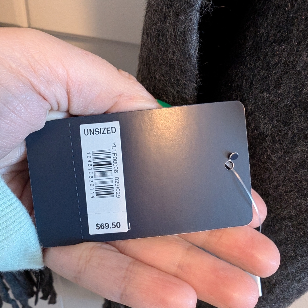Lucky Brand Gray Fringed Scarf - Picture 3 of 4